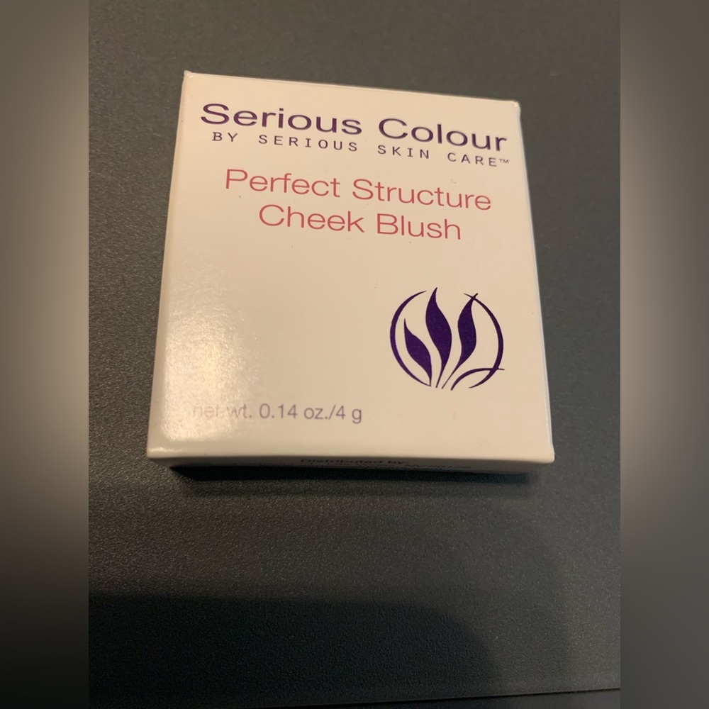 Serious skin care, serious color, perfect structure cheek blush, antique pink